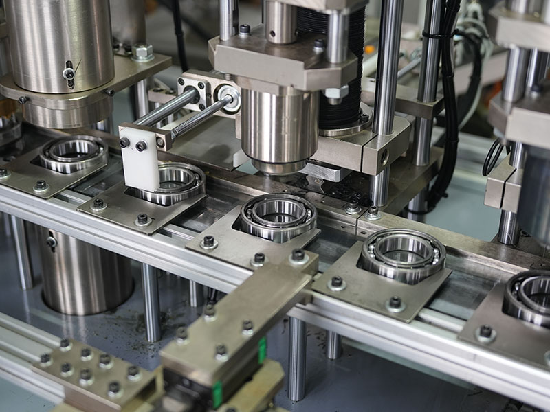 Deep-groove ball bearing production line